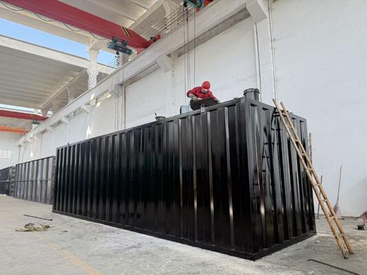 कंटेनर प्रकार एमबीआर अपशिष्ट जल अपशिष्ट जल उपचार संयंत्र प्रणाली